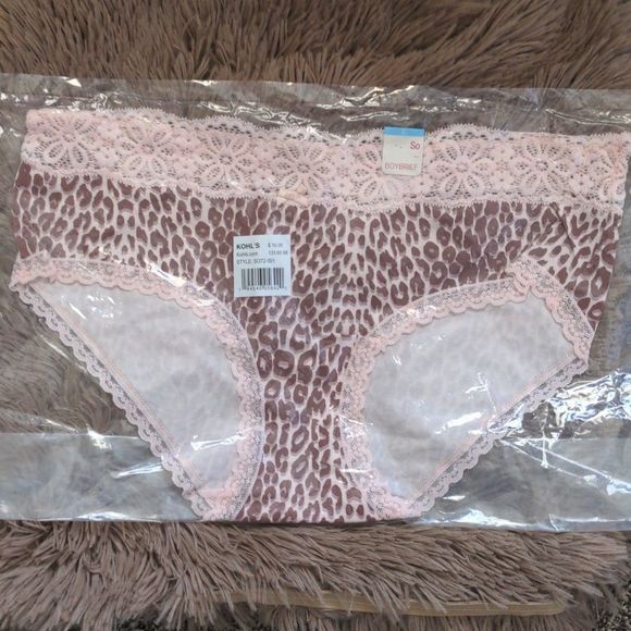 NEW Boybrief Panties 3 Pair!!!! Cute Bows, Stars, and Animal Print 7 / L - Picture 5 of 8